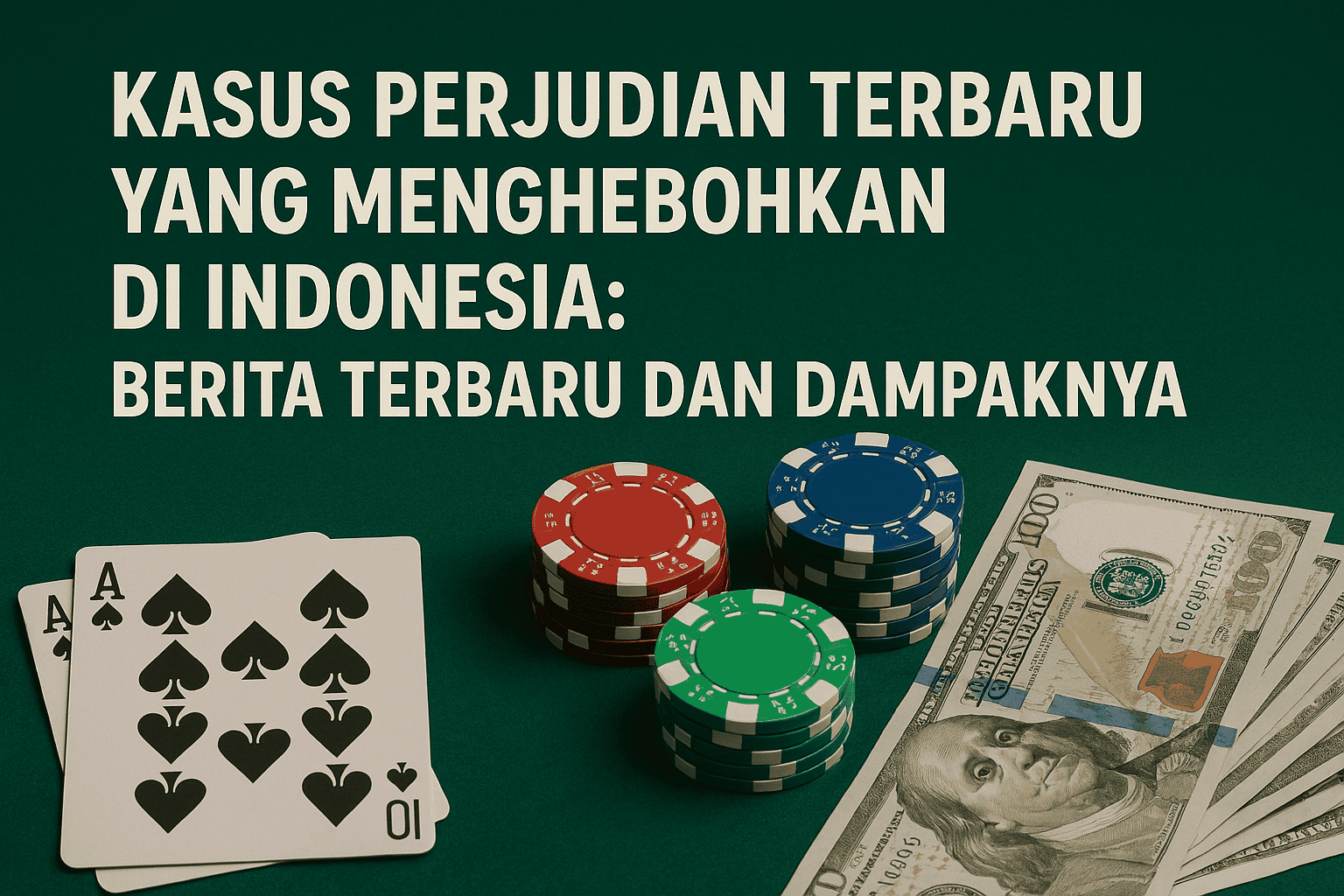 Ilustrasi Kasus Perjudian Terbaru yang Menghebohkan di Indonesia