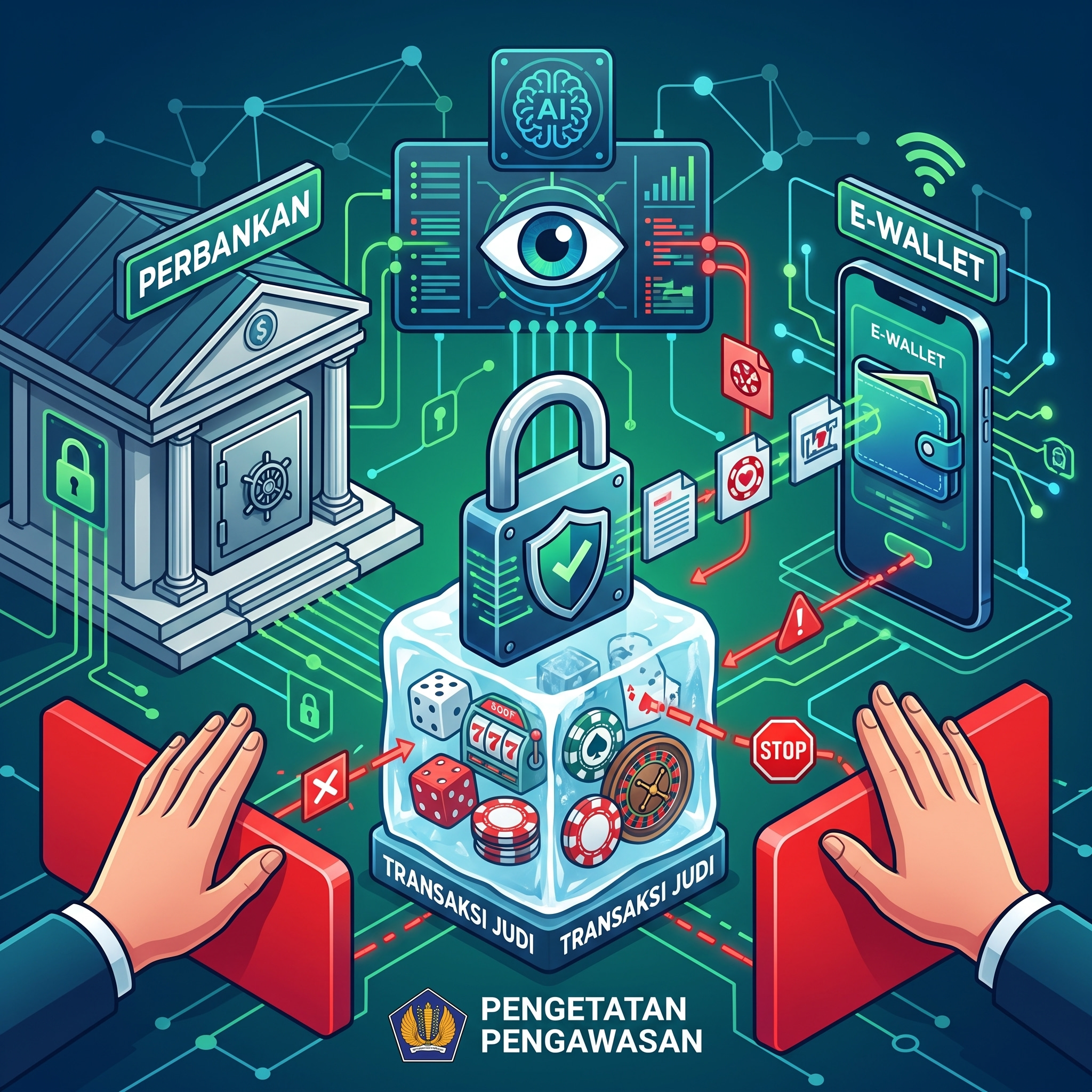 Pembekuan Rekening yang Terindikasi Transaksi Judi Pengetatan Pengawasan Perbankan dan E-Wallet